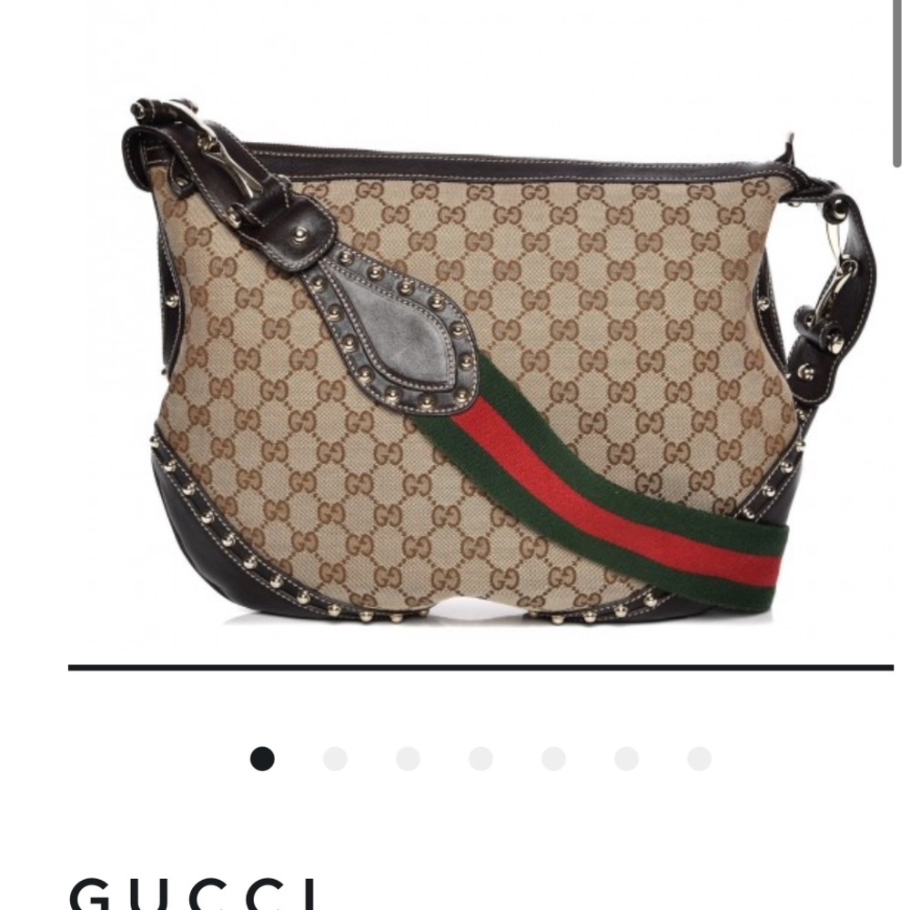Authentic Gucci Pelham Studded with tags
